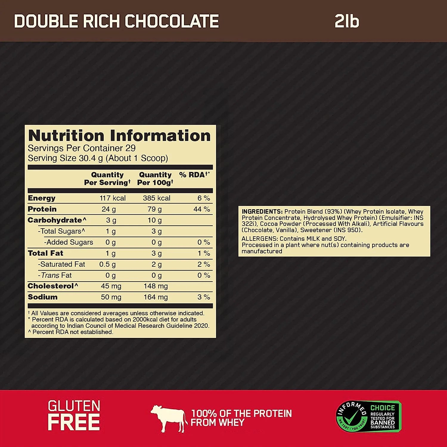 Optimum Nutrition (ON) Gold Standard Pre-Workout- 142.5g/15 single serve packs (Green Apple Flavor), For Energy, Focus, Power, Endurance & Performance and Gold Standard 100% Whey Protein Powder | Double Rich Chocolate | 2 lbs - Image 6