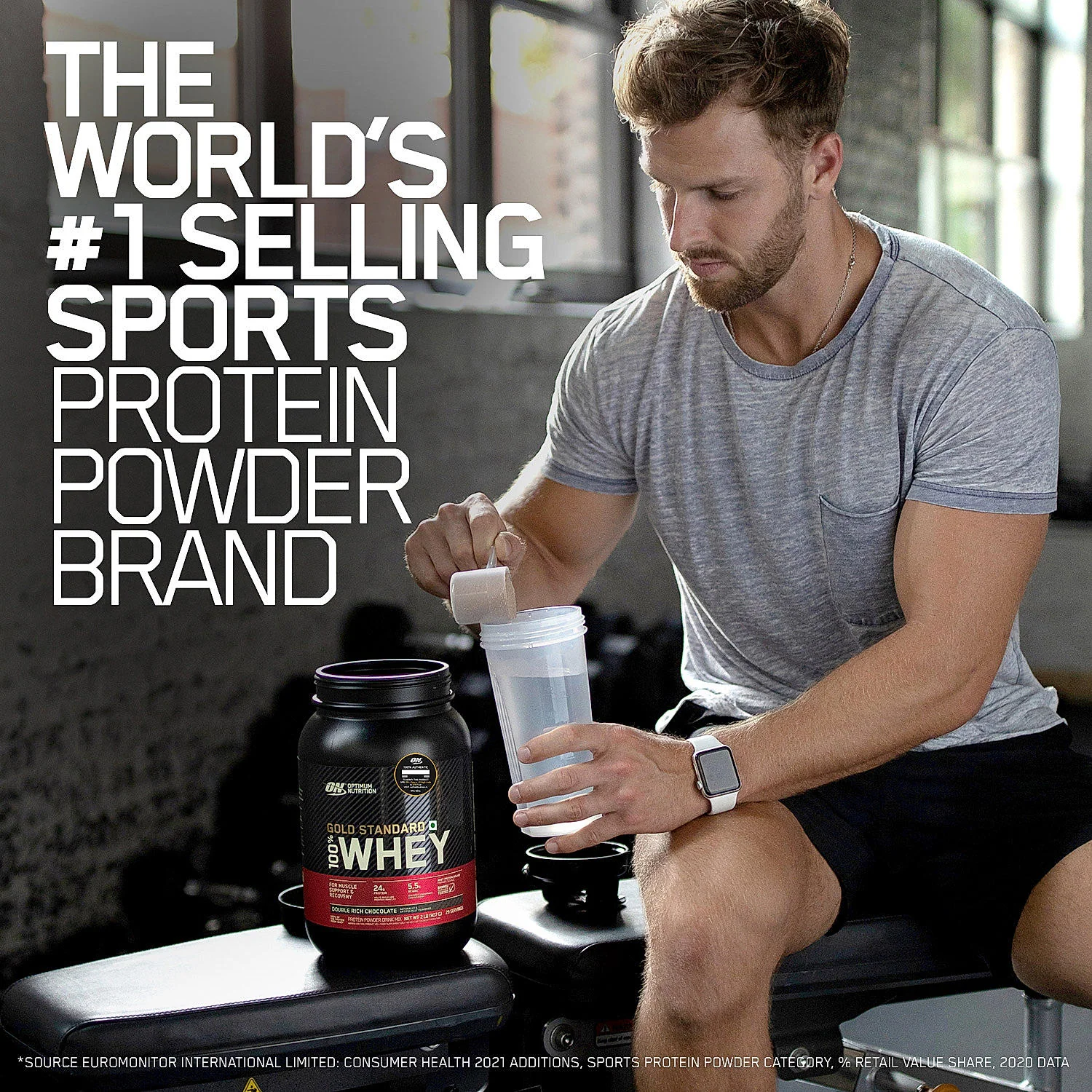 Gold Standard 100% Whey Protein Powder  Double Rich Chocolate 1.7 kg and Micronised Creatine Powder  Unflavoured 250 g - Image 6