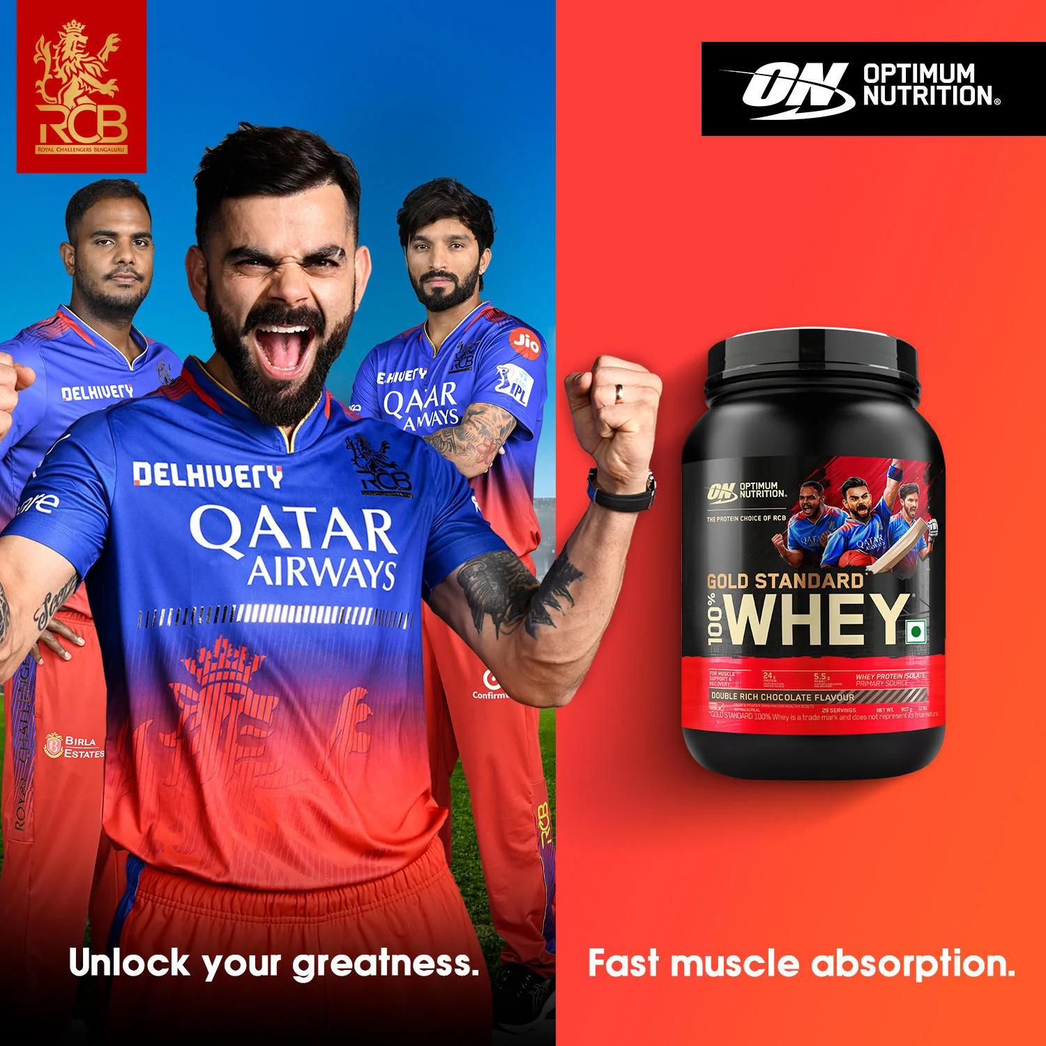 Gold Standard 100% Whey Protein Powder | Double Rich Chocolate | 2 lbs + Fish Oil - 60 Capsules - Image 5