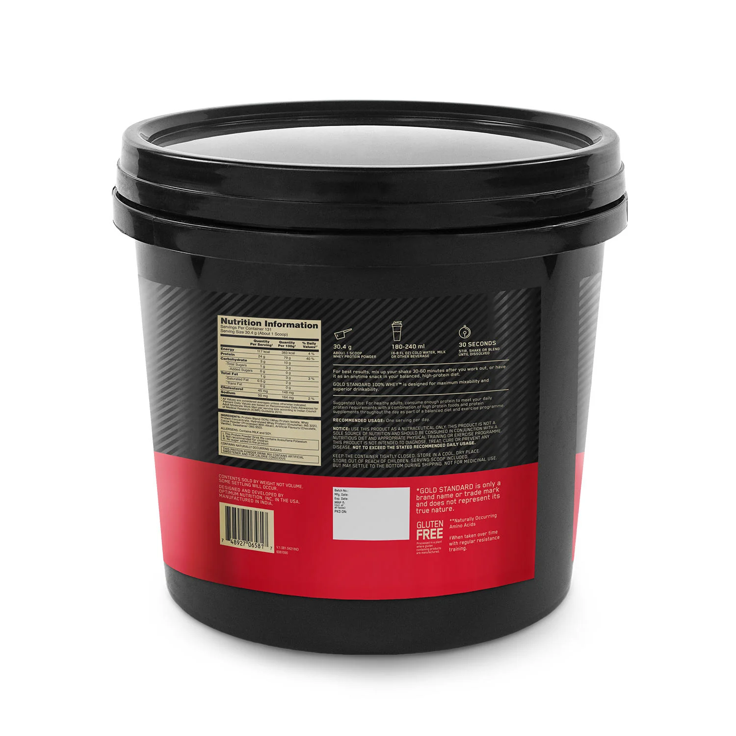 Gold Standard 100% Whey Protein Powder Double Rich Chocolate 4 kg and Micronised Creatine Powder Unflavoured 250 g - Image 9
