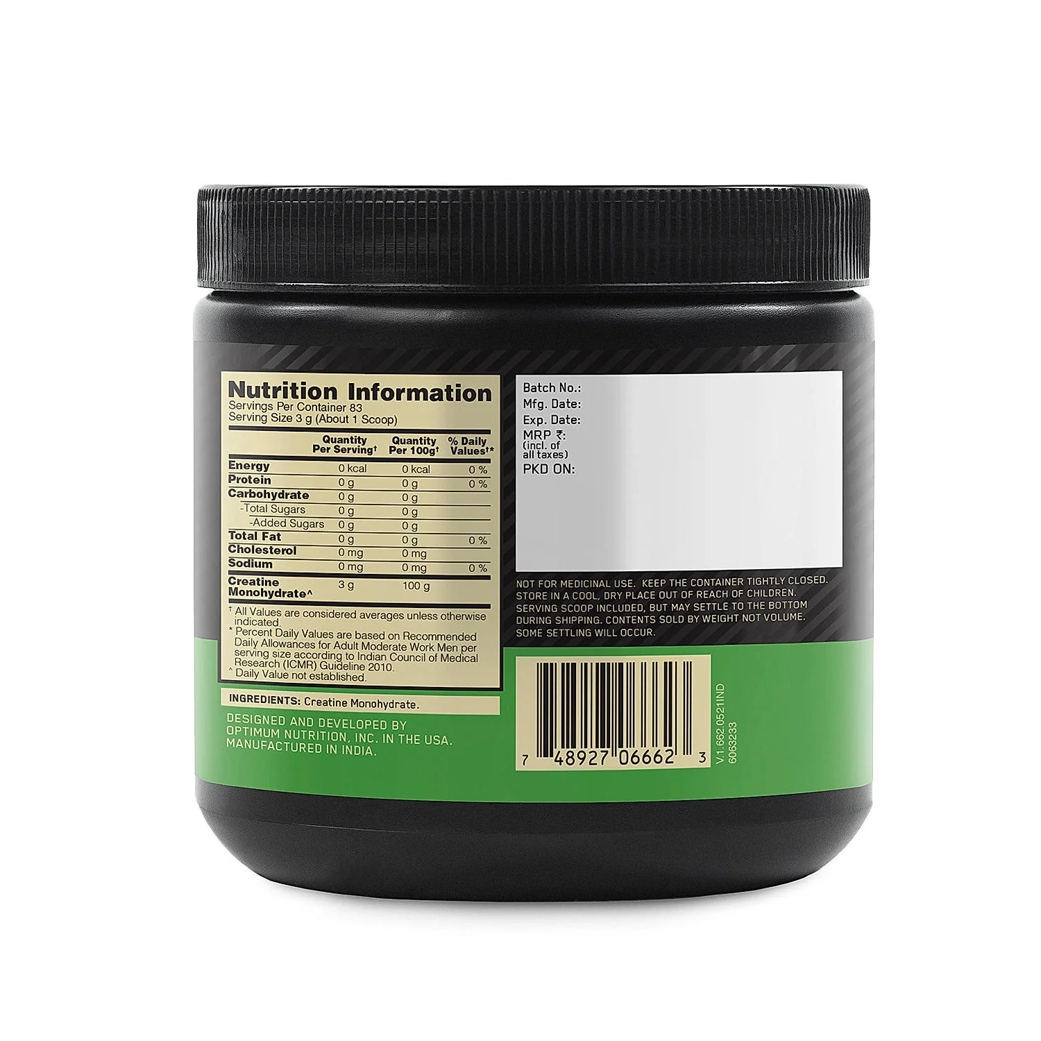 Gold Standard 100% Whey Protein Powder Double Rich Chocolate 5 lbs and Micronised Creatine Powder Unflavoured  250 g - Image 18