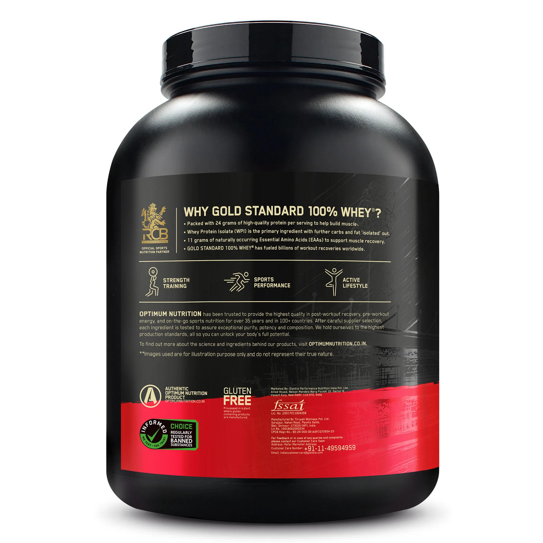 Gold Standard 100% Whey Protein Powder Double Rich Chocolate 5 lbs + Multivitamin for MEN- 60 Tablets + Zinc Magnesium Aspartate (ZMA) - 60 Capsules + Fish Oil - 60 Capsules - Image 13