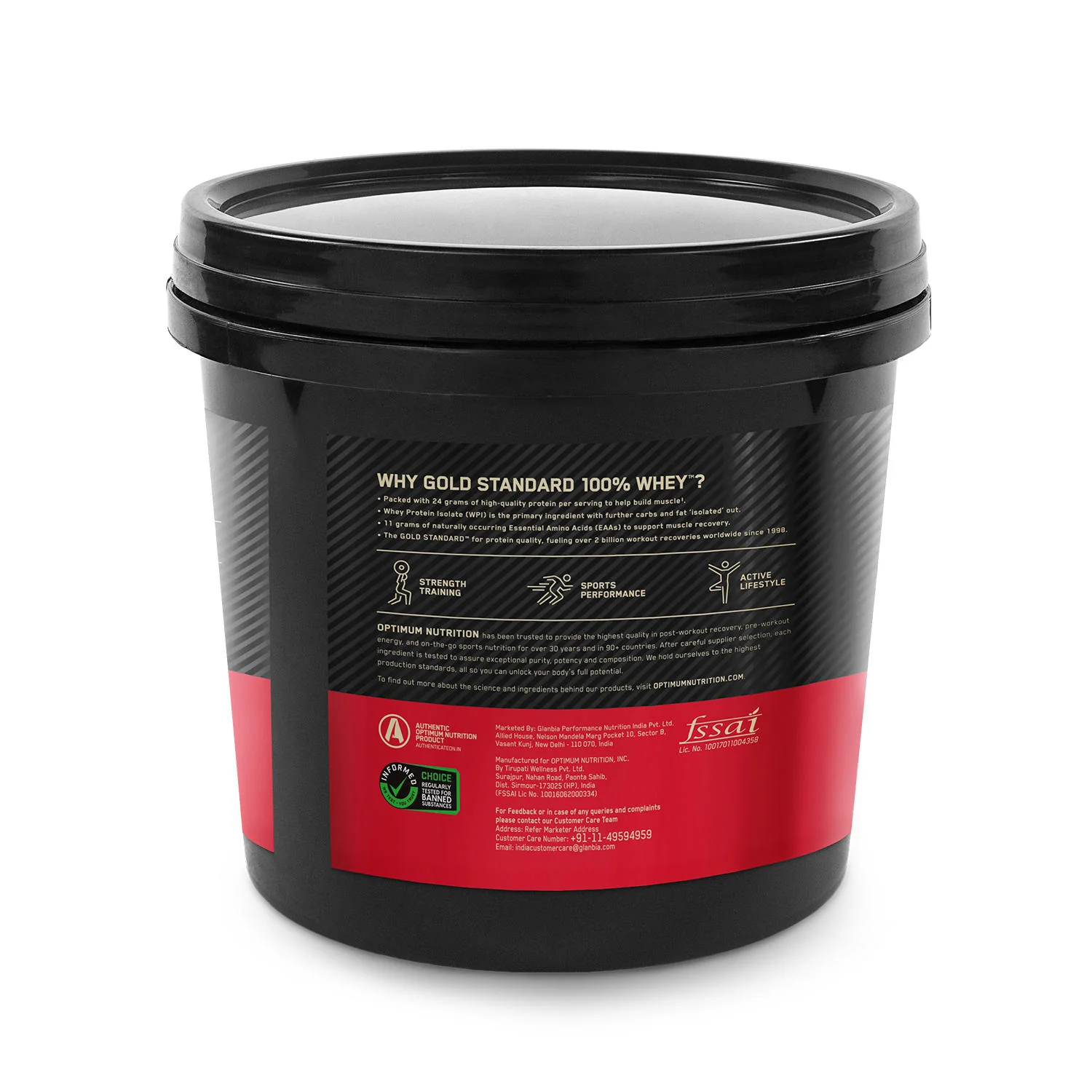 Gold Standard 100% Whey Protein Powder Vanilla Ice Cream 4 kg and Micronized Creatine Powder Unflavoured 250 g - Image 11