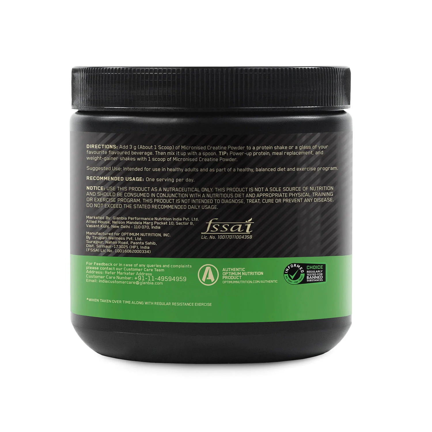 Gold Standard 100% Whey Protein Powder Vanilla Ice Cream 5 lbs and Micronised Creatine Powder Unflavoured 250 g - Image 16