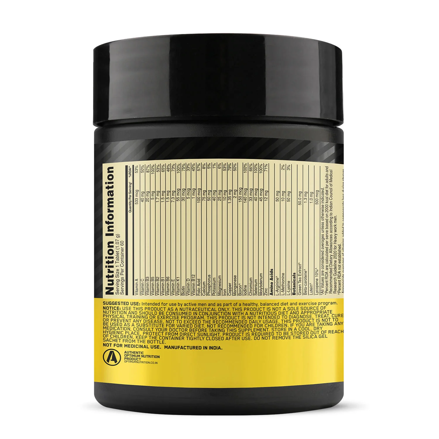 Gold Standard 100% Whey Protein Powder | Double Rich Chocolate | 2 lbs + Multivitamin for MEN- 60 Tablets - Image 20