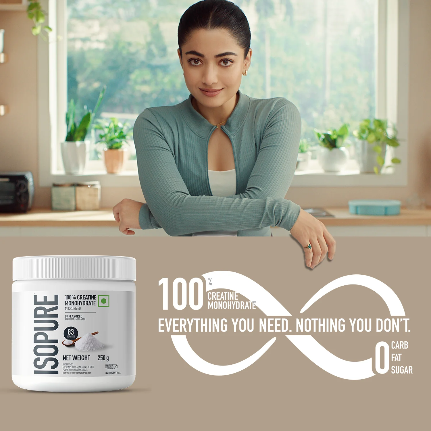 Isopure 2 kg Chocolate + Isopure 100% Creatine Monohydrate Micronized, 250g - Image 14