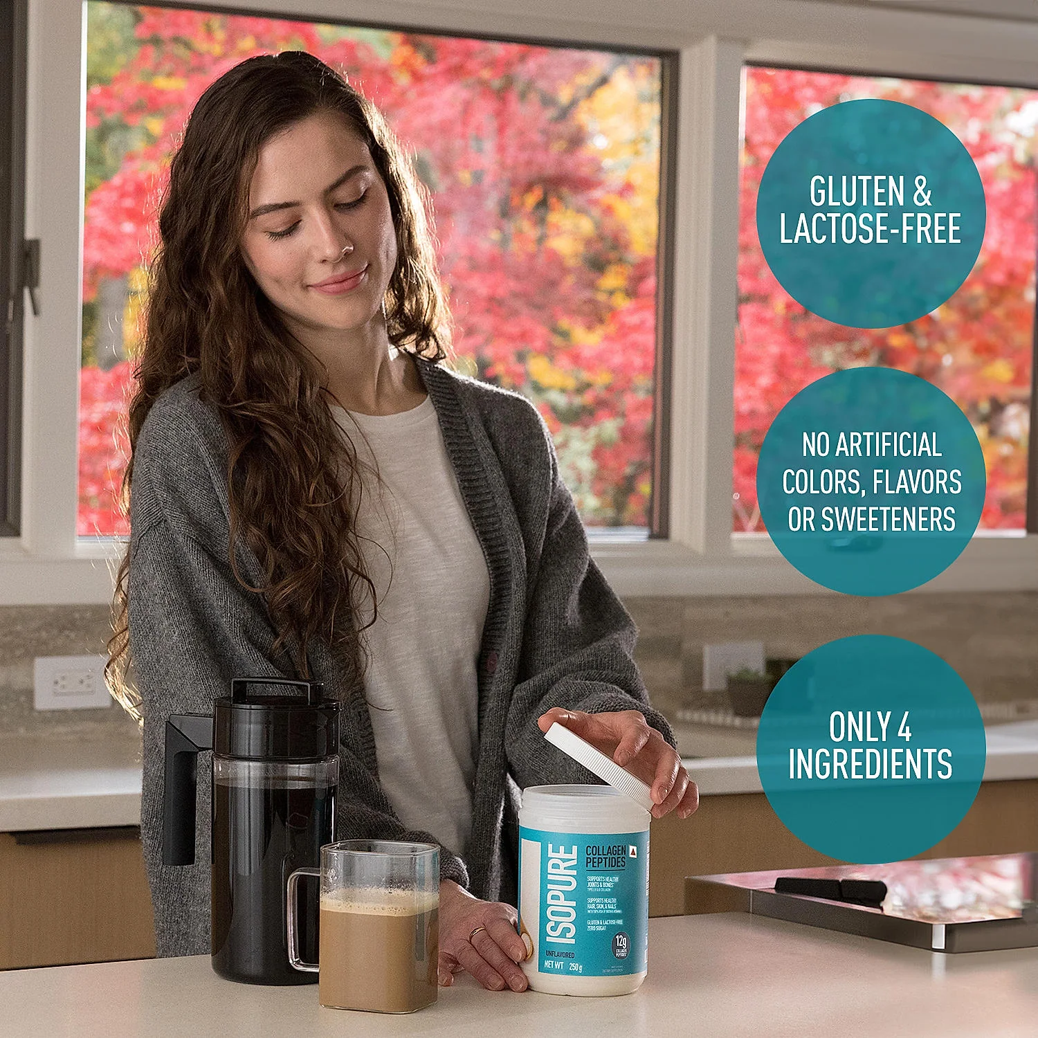 Isopure - Cookies & Cream - 1 Kg + Isopure Collagen Peptides (12g/serve) with Biotin & Vitamin E- 250g (Unflavored) - Image 21