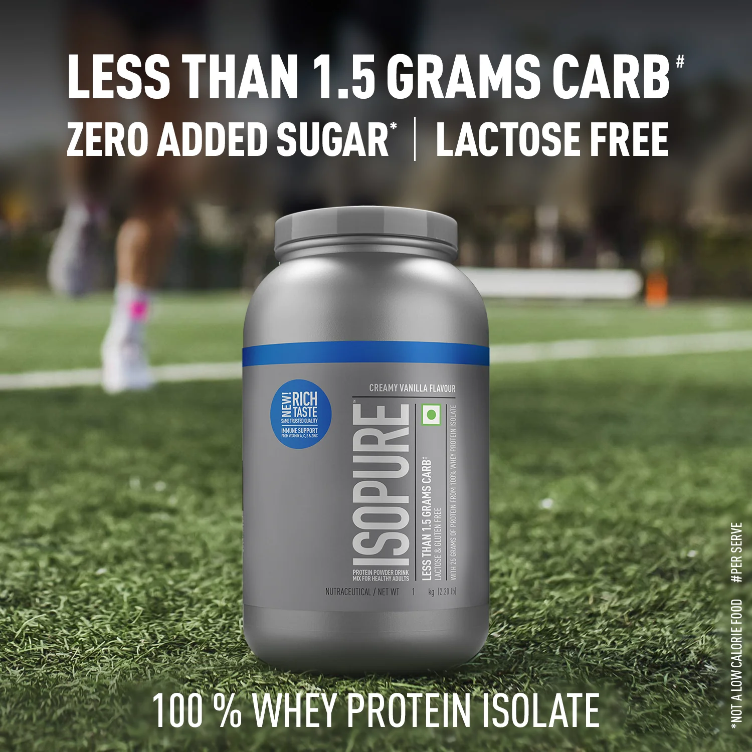 Isopure Low Carb Whey Protein Isolate Powder | Creamy Vanilla | 1 Kg + Isopure 100% Creatine Monohydrate - Image 7