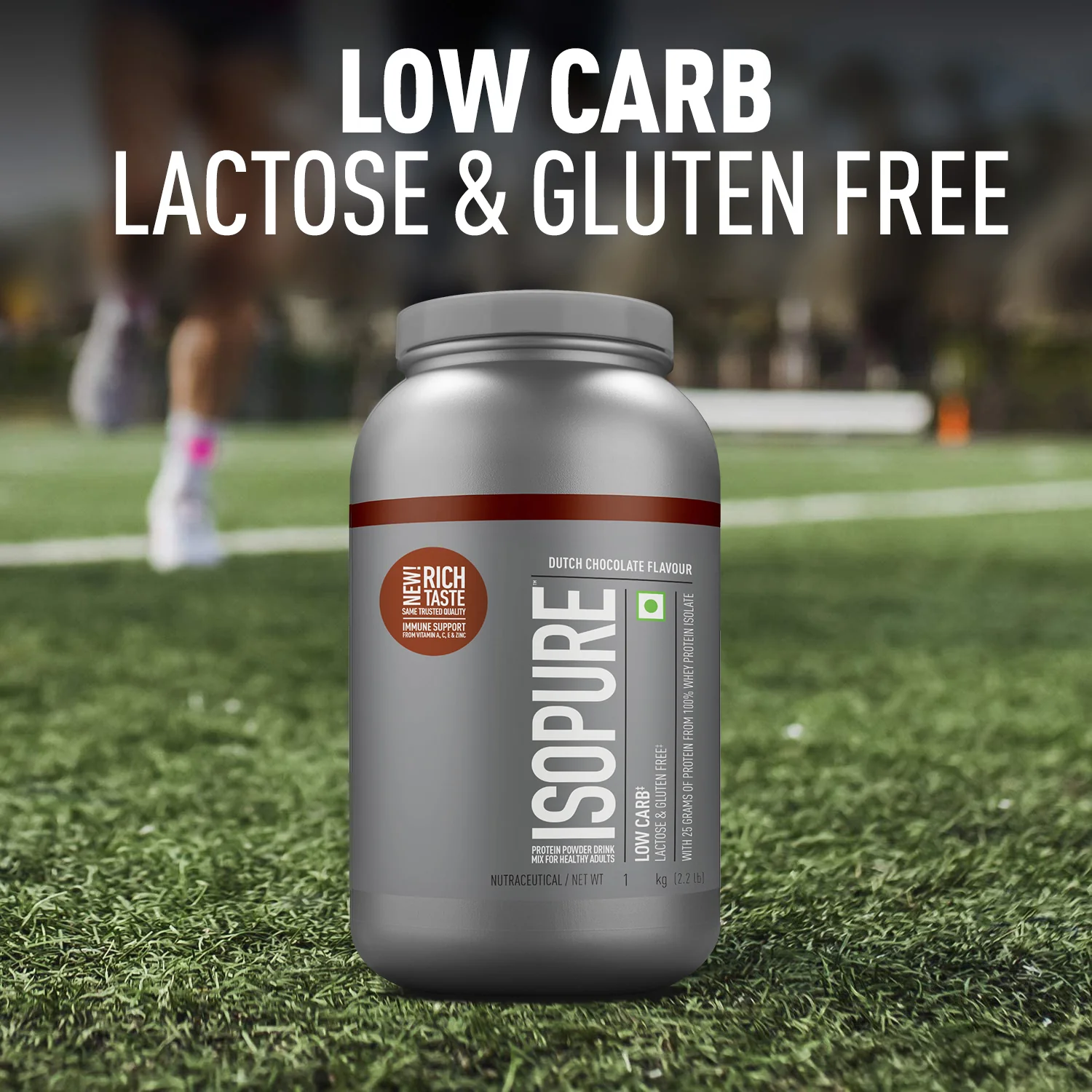 Isopure Low Carb Whey Protein Isolate Powder | Dutch Chocolate | 1 Kg - Image 6