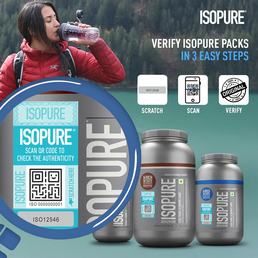 Isopure Zero Carb Protein 1 kg / 2.2 lbs (Unflavoured) - Image 9