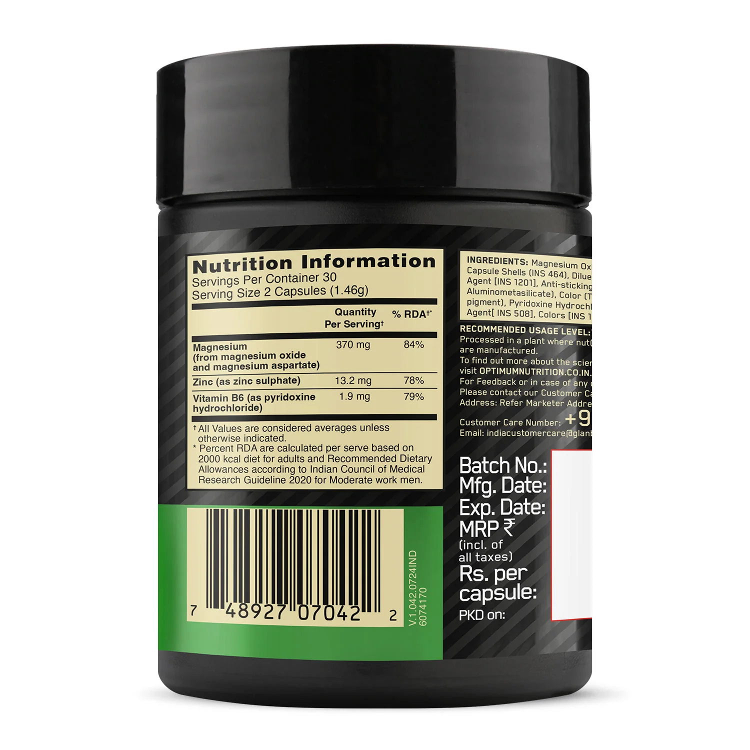 Multivitamin for MEN- 60 Tablets + Zinc Magnesium Aspartate (ZMA) - 60 Capsules + Fish Oil - 60 Capsules - Image 19