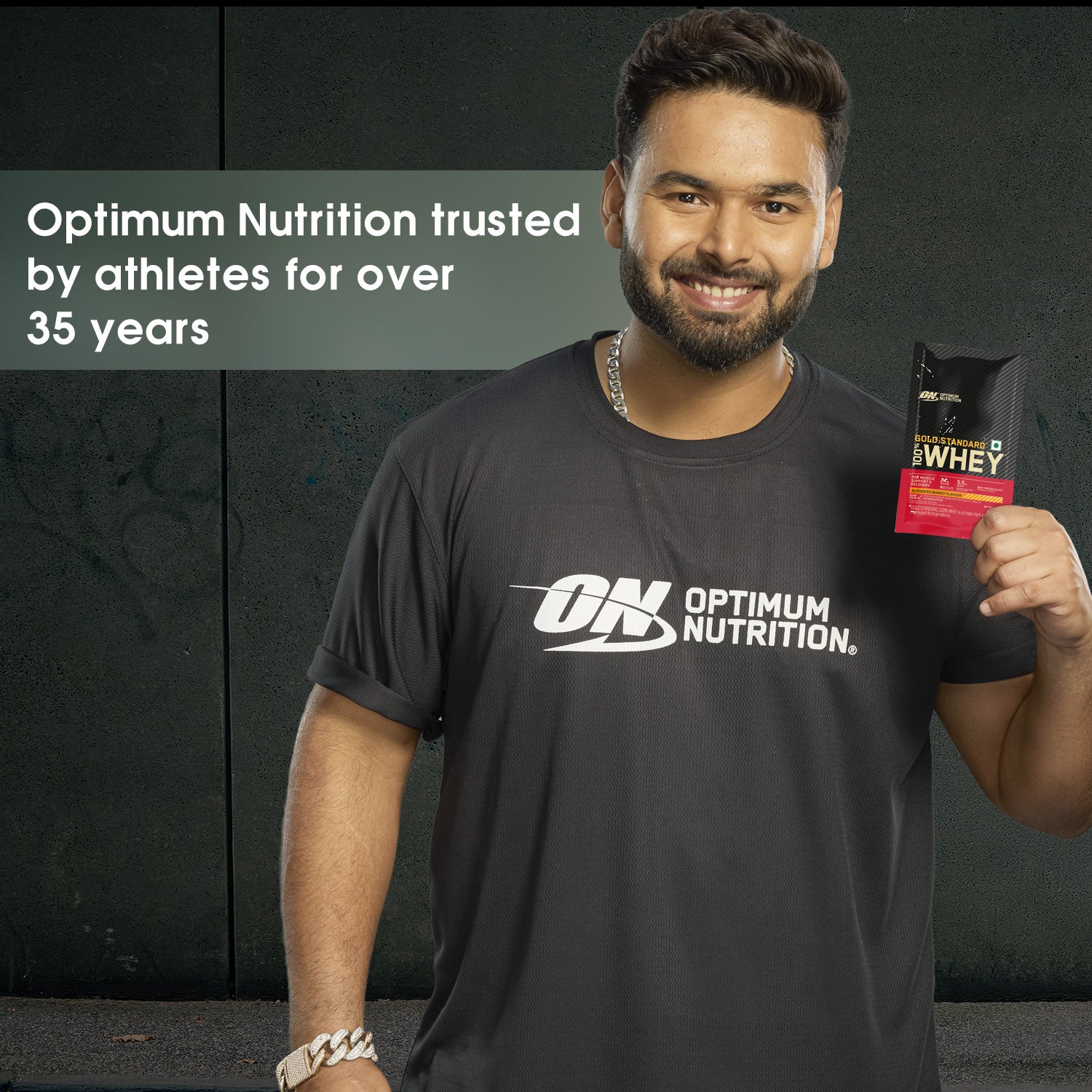 Optimum Nutrition Gold Standard 100% Whey - Alphonso Mango - Pack of 5 single serve sachets - Image 4