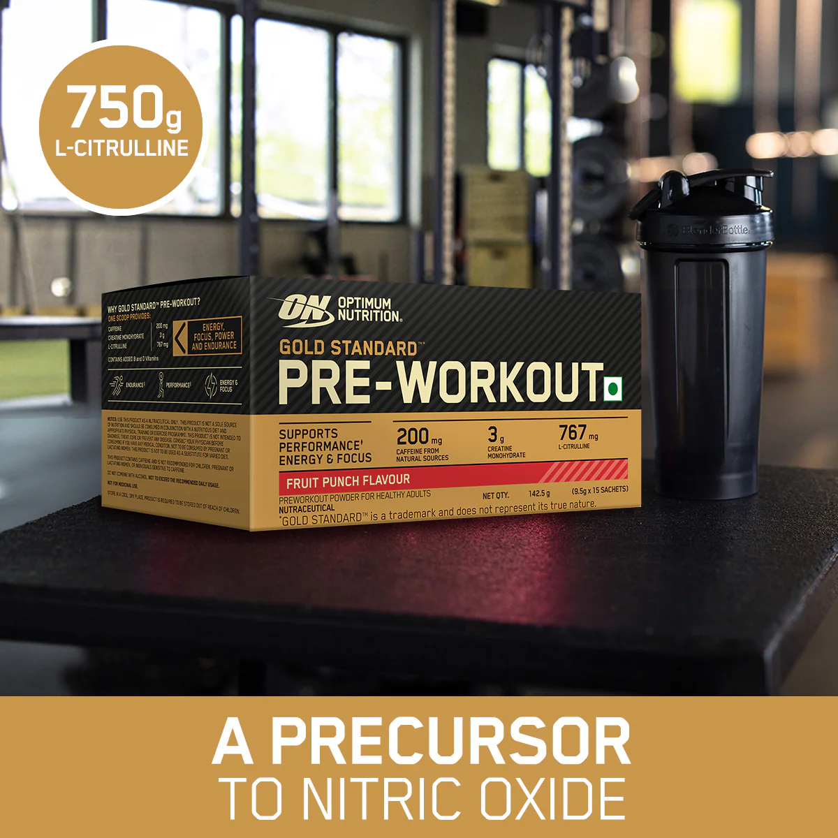 Optimum Nutrition (ON) Gold Standard Pre-Workout- 142.5g/15 single serve packs (Fruit Punch Flavor), For Energy, Focus, Power, Endurance & Performance - Image 7