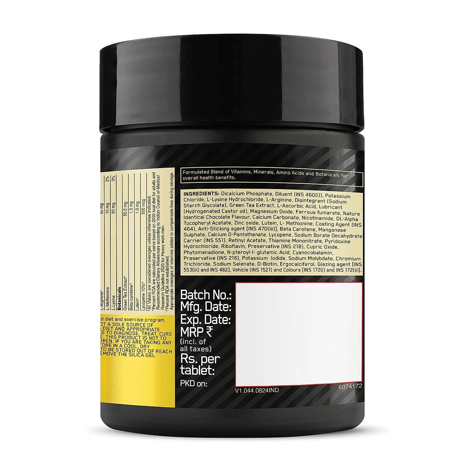 Performance Whey Protein Powder 1Kg (Chocolate Milkshake) + Multivitamin for MEN- 60 Tablets - Image 23