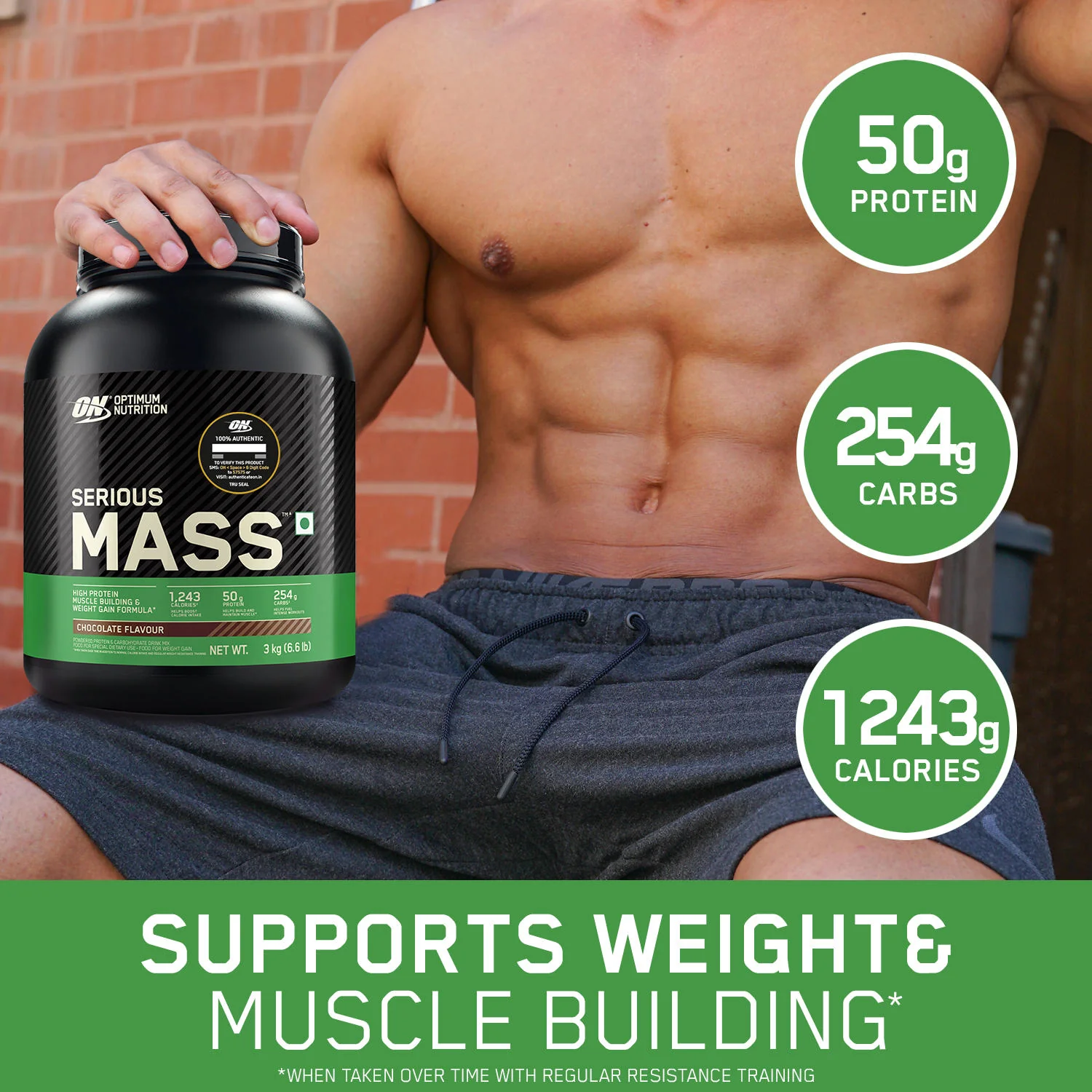 Serious Mass Weight Gainer | 1 kg (2.2 lbs) | Chocolate - Image 6