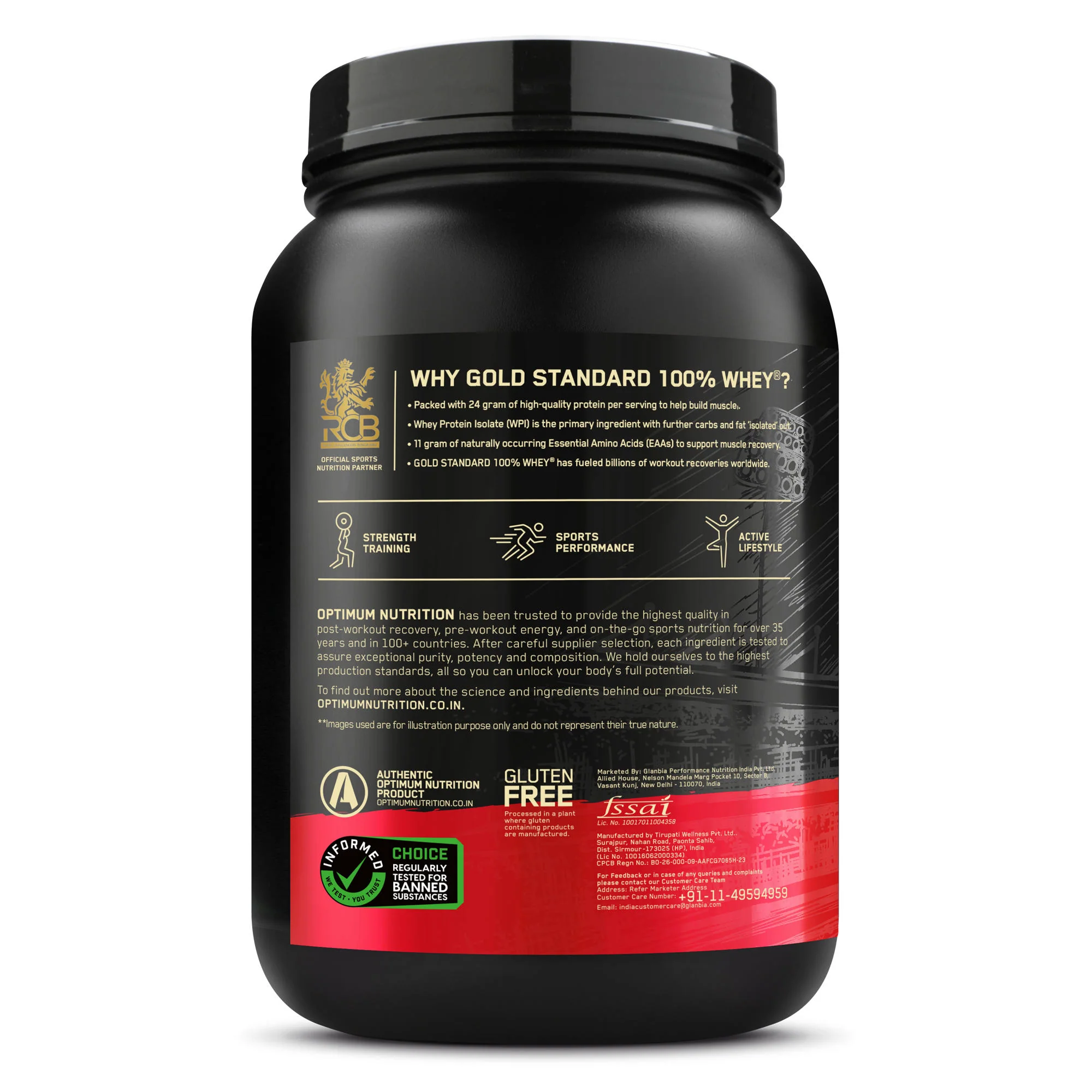 Gold Standard 100% Whey 2 Lbs Double Rich Chocolate + Creatine 100 g - Image 13