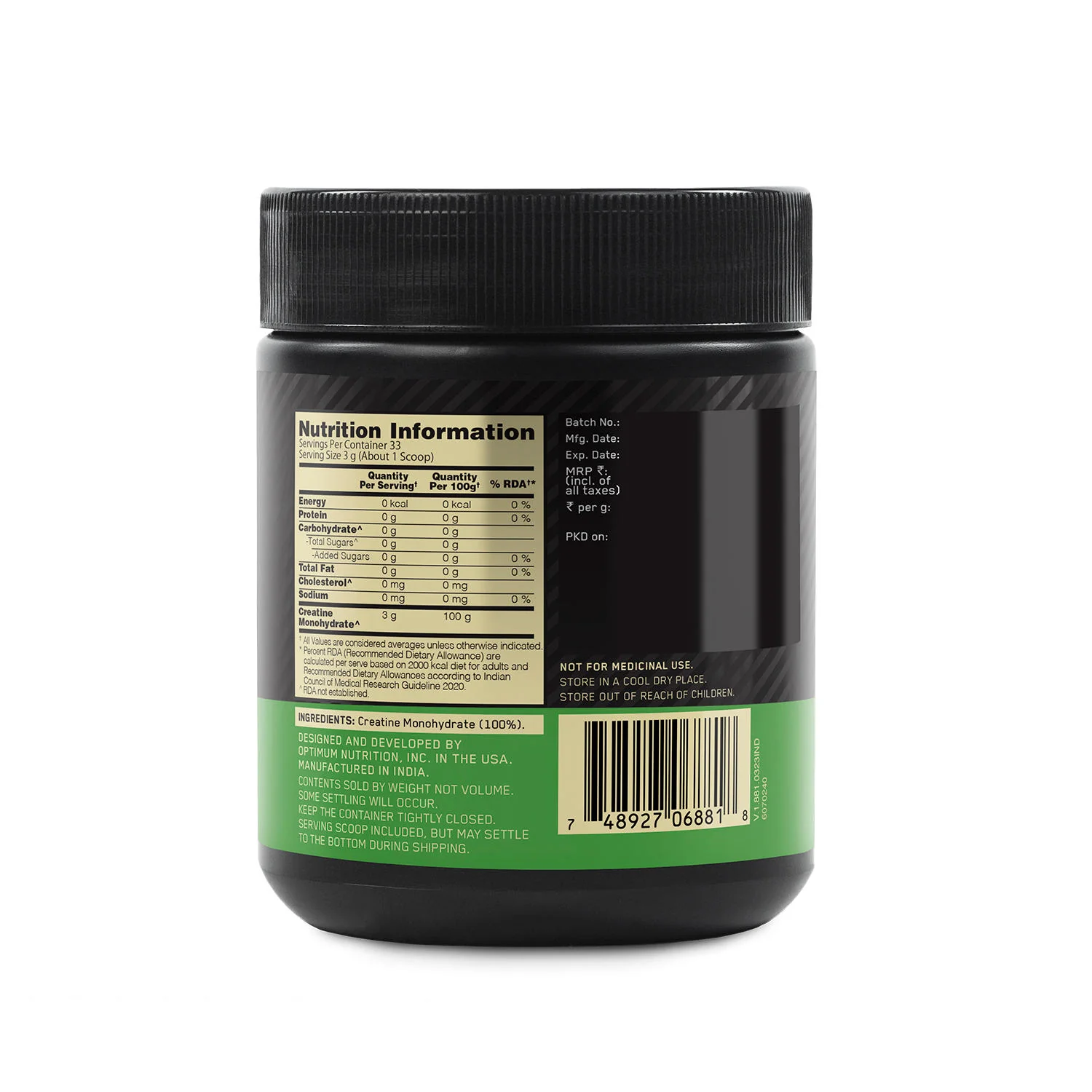 Gold Standard 100% Whey 2 Lbs Double Rich Chocolate + Creatine 100 g - Image 19